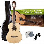 Fender FC-100 Classical Pack акустическая гитара с аксессуарами