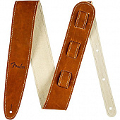 Fender Ball Glove Leather Strap, Brown ремень для гитары/бас-гитары, кожа, цвет коричневый
