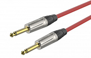 Roxtone TGJJ100-TRD/1 кабель инструментальный, красный, 1 метр