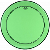 Remo P3-1322-CT-GN 22" Powerstroke Colortone пластик 22" для бас-барабана прозрачный, зелёный