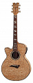 Dean PE QA L GN левосторонняя электроакустическая гитара с вырезом из серии Performer Quilt Ash