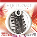 Virtuozo 00352 iBronze Acoustic набор 12 струн для акустической гитары, 010-047