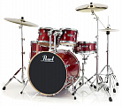 Pearl EXL725S/ C246  ударная установка из 5-ти барабанов, цвет вишнёвый, стойки в комплекте