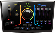 M-Game RGB Dual стриминговый USB-аудиоинтерфейс/микшер для двух ПК, с настраиваемой светодиодной RGB-подсветкой, сэмплером, формированием голоса и эффектами, сочетающий в себе профессиональный аудиоинтерфейс и физическую панель управления микшировани