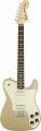 Fender Chris Shiflett Telecaster Deluxe Rosewood Fingerboard Shoreline Gold электрогитара с кейсом