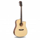 Klever KD-100 гитара акустическая, цвет натуральный
