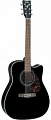 Yamaha FX370C Black электроакустическая гитара формы дредноут