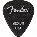 Fender Wavelength 351 Med 6 PK Black медиаторы (упакованы по 6 шт.), средние