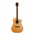 Rockdale Aurora D6 Gloss C Nat акустическая гитара дредноут с вырезом, цвет натуральный, глянцевое покрытие