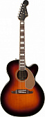Fender Kingman SCE Jumbo Sunburst электроакустическая гитара