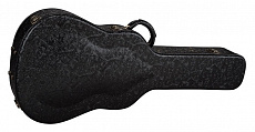 Luna HS DG Dreadnought кейс для акустической гитары, дерево с виниловым покрытием, цвет чёрный