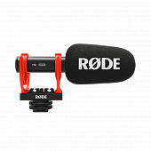 Rode VideoMic GO II легкий накамерный USB-микрофон-пушка. Диаграмма направленности - суперкардиоида
