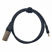 GS-Pro XLR3M-miniJackSt (black) 0.3 кабель, цвет черный, длина 0.3 метра