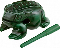 Meinl NINO516GR гуиро в форме лягушки, цвет зелёный