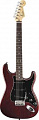 Fender AMERICAN STANDARD HAND STAINED ASH STRATOCASTER MN MAHOGANY SATIN  электрогитара с кейсом, цвет матовый махогани