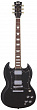 Burny RSG55`69 BLK  электрогитара концепт Gibson® SG® Standard, цвет черный