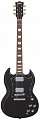 Burny RSG55`69 BLK  электрогитара концепт Gibson® SG® Standard, цвет черный