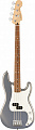 Fender Player Precision Bass®, Pau Ferro Fingerboard, Silver 4-струнная бас-гитара, цвет серый
