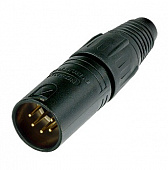 Neutrik NC5MX-B кабельный разъём XLR "папа", 5 контактов