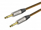Roxtone TGJJ300-11/6 кабель инструментальный, цвет желто-коричневый,  6 метров