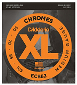 D'Addario ECB-82 струны для бас гитары, супер лёгкое натяжение