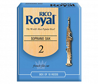 Rico RIB1020  набор тростей для саксофона сопрано Royal №2 (10 штук в упаковке)
