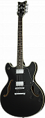 Schecter Vintage Corsair T.O.M. BLK гитара полуакустическая, 6 струн, цвет глянцевый черный