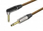 Roxtone TGJJ310-11/1 кабель инструментальный, желто-коричневый, длинна 1 метр
