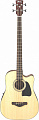 Ibanez AWB50CE-LG Natural Low Gloss электро-акустическая бас гитара