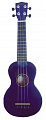 WIKI UK10G BL укулеле сопрано с чехлом, цвет синий глянец
