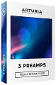 Arturia 3 Preamps комплект из 3-х програмных предусилителей