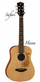 Luna SAF HEN акустическая гитара 3/4, цвет натуральный матовый