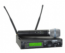 Shure ULXP24/Beta87A профессиональная 2-антенная вокальная радиосистема серии ULX с микрофоном Beta 87A