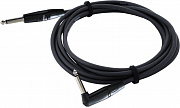 Cordial CII 3 PR инструментальный кабель, угловой моно-джек 6.3 мм/моно-джек 6.3 мм, 3 метра, черный