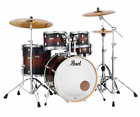 Pearl DMP925F/ C260  ударная установка из 5-ти барабанов, цвет коричневый санбёрст, стойки в комплекте