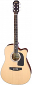 Aria AD-18CE N гитара электро-акустическая, цвет натуральный