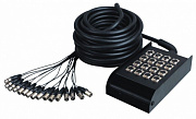 Roxtone STB009-C25 кабель многожильный со сценической коробкой, 25 метров