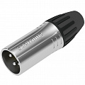 Seetronic SCMM3 разъем cannon кабельный 1шт., папа 3-х контактный, цвет: серебро,