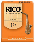 Rico RJA1015 Alto Sax, #1.5, 10 BX трости для альт саксофона, размер 1.5, 10 шт.