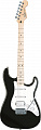 Fender SQUIER STD DOUBLE FAT STRAT электрогитара, цвет чёрный металлик