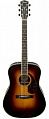 Fender PM-1 Deluxe Dreadnought SBST акустическая гитара, цвет санбёрст