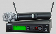 Shure SLX24E/SM86 радиосистема ручным микрофоном SM86, цвет черный