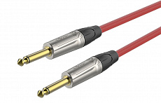 Roxtone TGJJ100-TRD/10 кабель инструментальный, красный, 10 метров