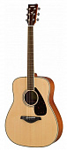 Yamaha FG-820N акустическая гитара дредноут, цвет натуральный