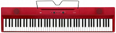 Korg L1 MR цифровое пианино Liano, 88 клавиш, цвет красный. Пюпитр и педаль в комплекте