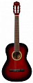 Jameson JGT Life 124 Red классическая гитара красного цвета, чехол в комплекте