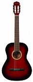 Jameson JGT Life 124 Red классическая гитара красного цвета, чехол в комплекте
