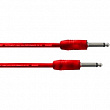 Cordial CPI 3 PP RED кабель инструментальный, 3 метра, цвет красный