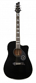 NG DAWN-E S1 BK электроакустическая гитара, цвет черный