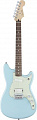 Fender Duo Sonic HS PF DNB электрогитара, цвет дафне блу, накладка грифа Пао Ферро